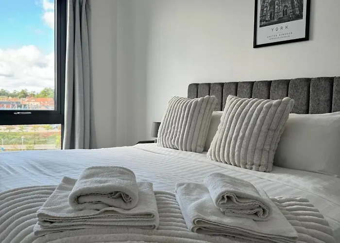 아파트 Minster Icona 250 Free Parking & Gym 요크